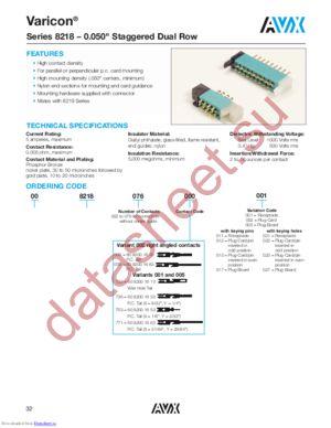 008218006736001 datasheet  