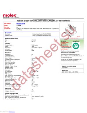 0022053041 datasheet  