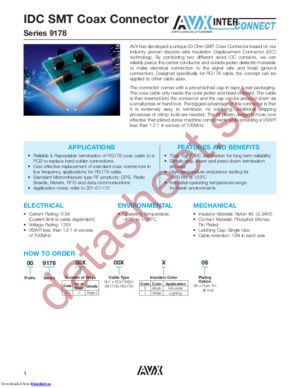 009178001001006 datasheet  