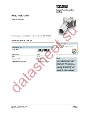 0305323 datasheet  