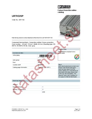 0311142 datasheet  