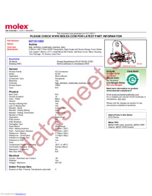 0471511002 datasheet  