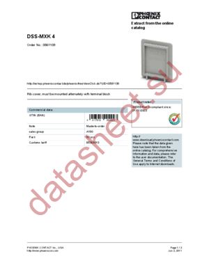 0561109 datasheet  