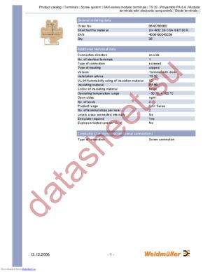 064276 DK4D/32 datasheet  