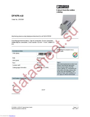 0707031 datasheet  