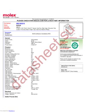 0901303216 datasheet  