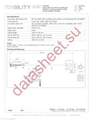 10-00540 datasheet  