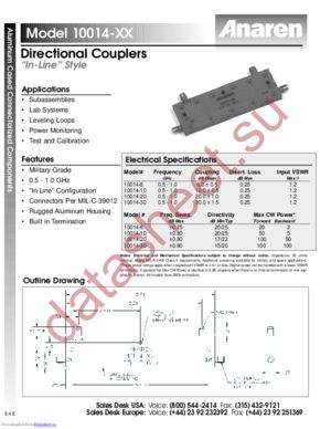 10014-10 datasheet  