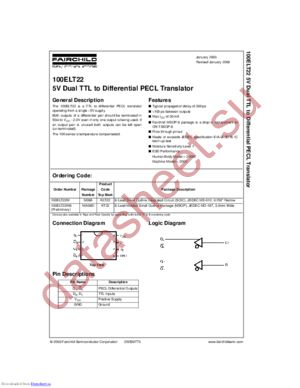 100ELT22M_NL datasheet  