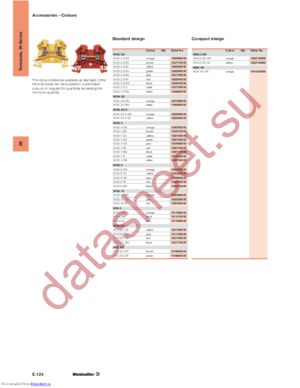 102006 WDU2.5 ORANGE datasheet  