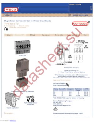 120-D-121/03 datasheet  