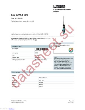 1205134 datasheet  