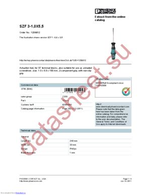 1206612 datasheet  