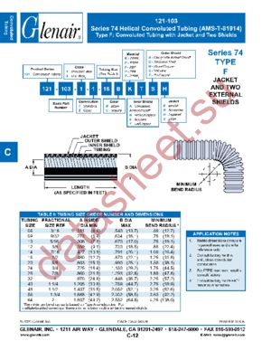 121-103-1-2-16BKA datasheet  