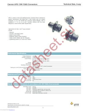 121583-0005 datasheet  