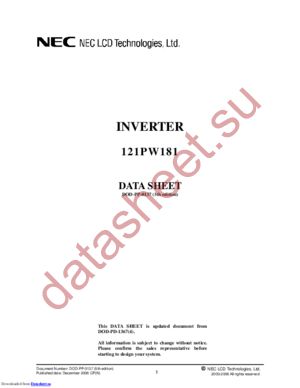 121PW181 datasheet  