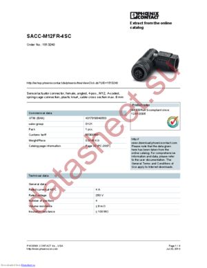 1513240 datasheet  