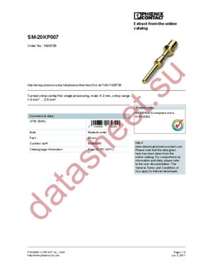 1605739 datasheet  