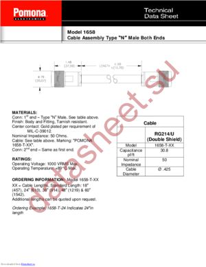 1658 datasheet  