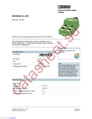 1671221 datasheet  