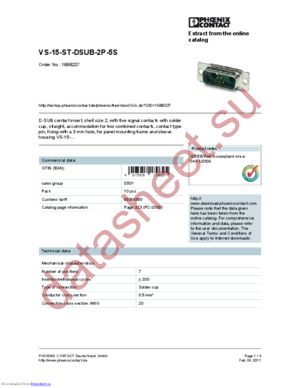 1688227 datasheet  