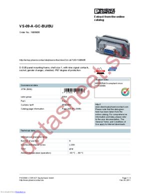 1689695 datasheet  