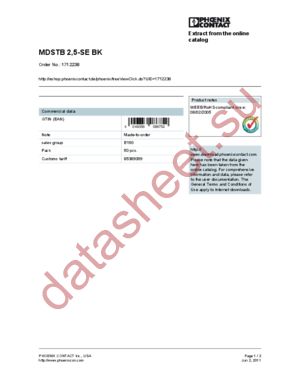 1712238 datasheet  