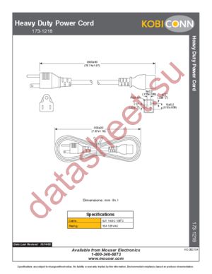 173-1218 datasheet  