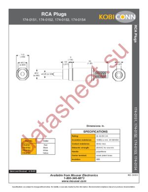 174-0154 datasheet  