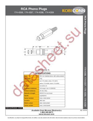 174-4357 datasheet  