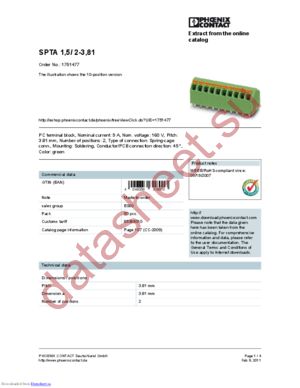 1751477 datasheet  