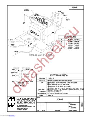 1760E datasheet  