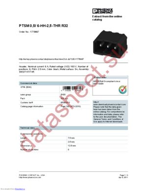 1778667 datasheet  