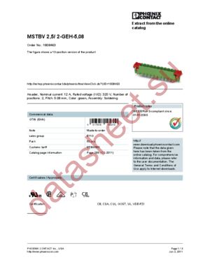 1808463 datasheet  