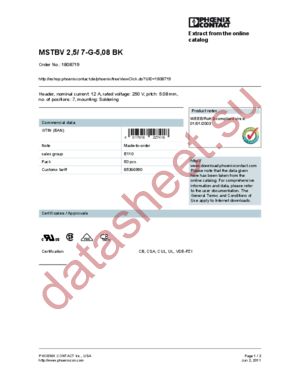 1808719 datasheet  