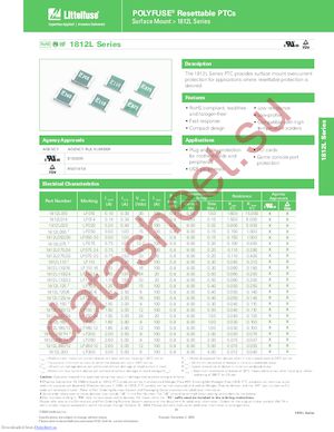 1812L160-1 datasheet  