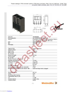 1822550000 datasheet  