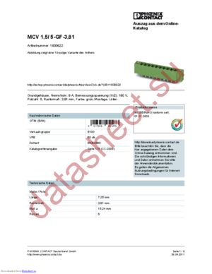 1830622 datasheet  