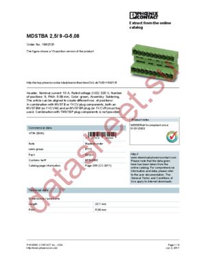 1842131 datasheet  