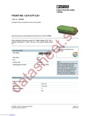 1850880 datasheet  