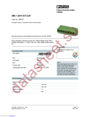 1857977 datasheet  