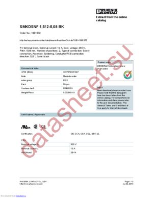 1881972 datasheet  