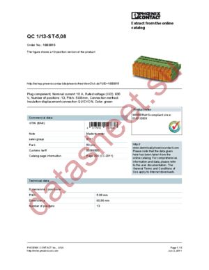 1883815 datasheet  