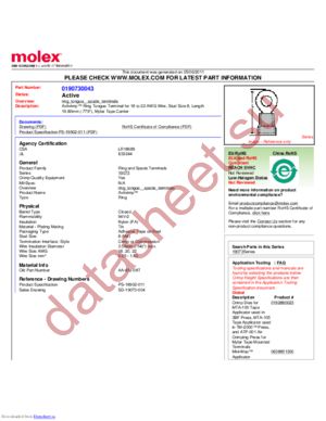 190730043 datasheet  