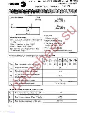 1N4002F datasheet  