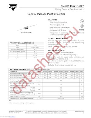 1N4001-E3/54/BKN datasheet  