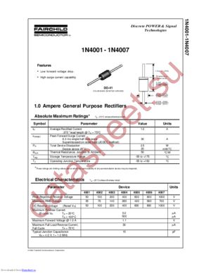 1N4004 R0 datasheet  