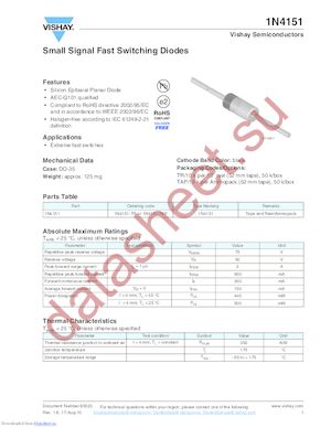 1N4151\F3 datasheet  