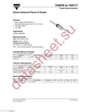 1N4689TR datasheet  