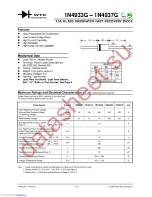 1N4937G-TB datasheet  